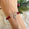 B0217 Bracciale cordino cerato e stellina zirconata