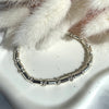 B026 Bracciale cilindri e nodi argento