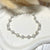 B0171 Bracciale rosario argento con perle di fiume