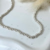 CL020 Collana argento con mini palline e rondelle